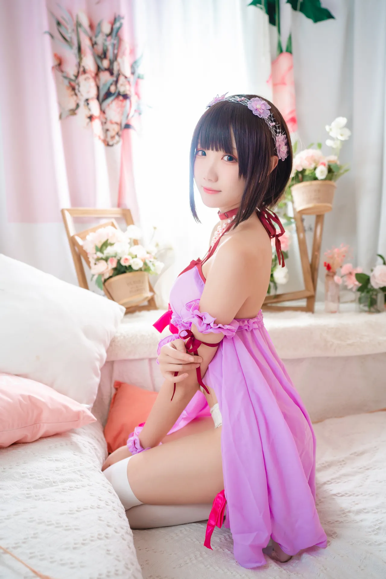 瓜希酱 07 - 加藤惠 睡衣-erohere5.webp