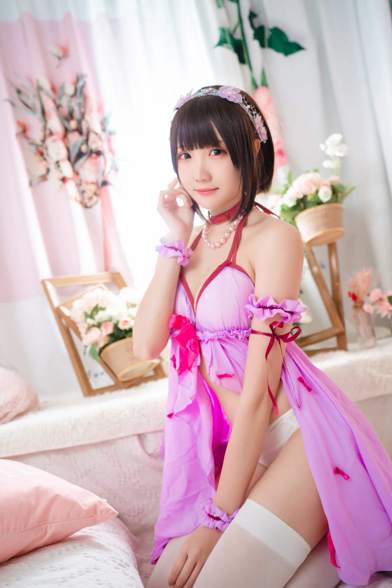 瓜希酱 07 - 加藤惠 睡衣-erohere8.webp