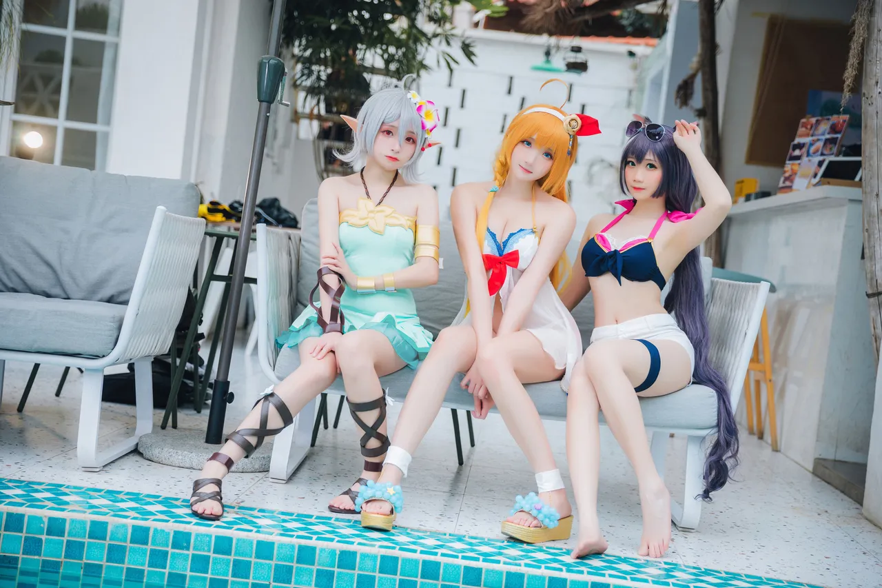 瓜希酱 No.034 公主连结 夏日御三家-erohere18.webp