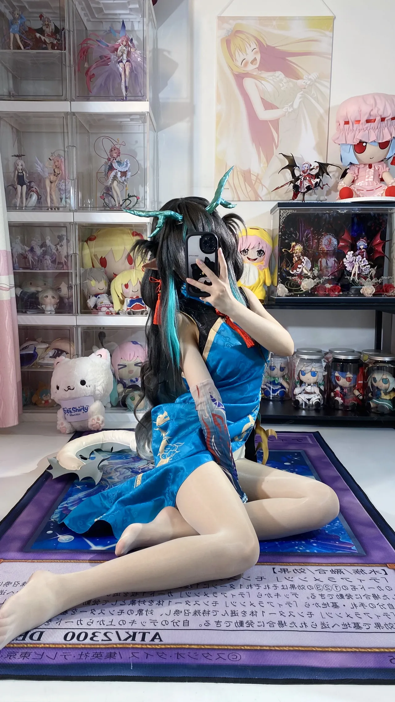 白栎Shirly - 明日方舟 夕 染尘烟旗袍-erohere3.webp