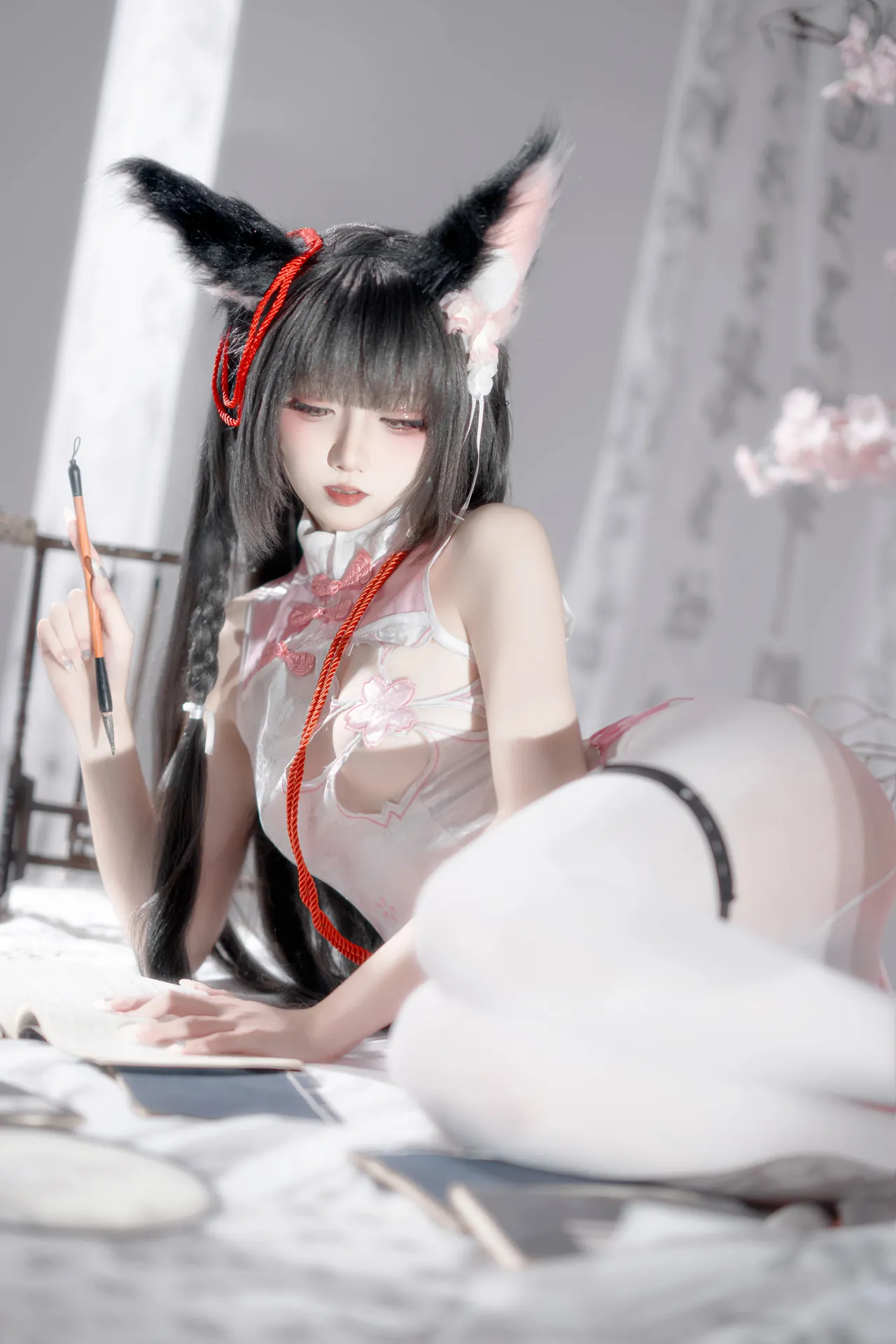 纸悦Etsu_ko - 碧蓝航线 长门 旗袍-erohere27.webp