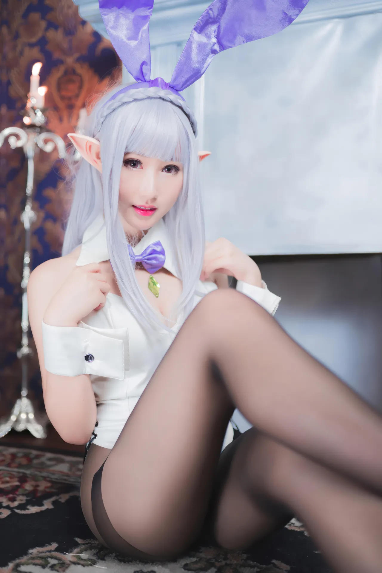 羽生三未 - 从零开始的异世界生活 艾米莉亚 兔女郎-erohere4.webp