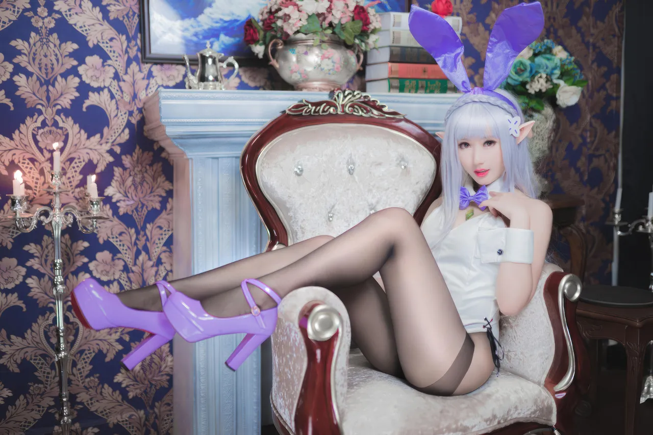 羽生三未 - 从零开始的异世界生活 艾米莉亚 兔女郎-erohere5.webp