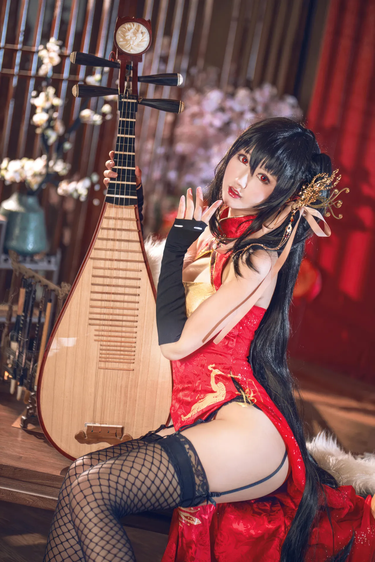 羽生三未 - 碧蓝航线 大凤 旗袍-erohere20.webp