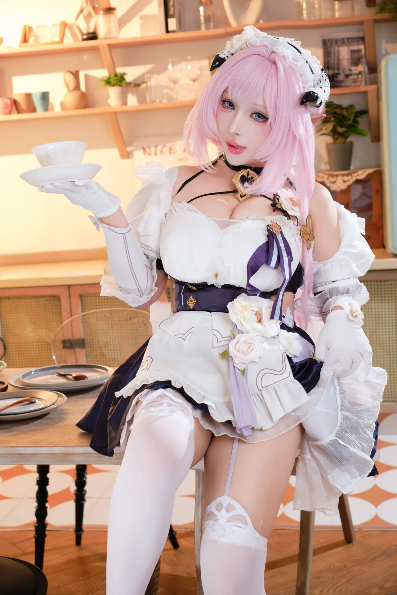胡桃猫Kurumineko - 崩坏三 爱莉希雅 女仆