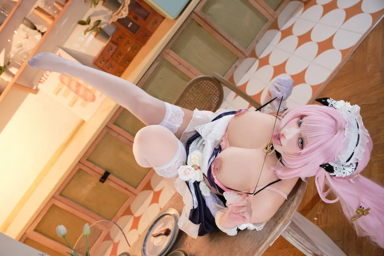 胡桃猫Kurumineko - 崩坏三 爱莉希雅 女仆-erohere47.webp