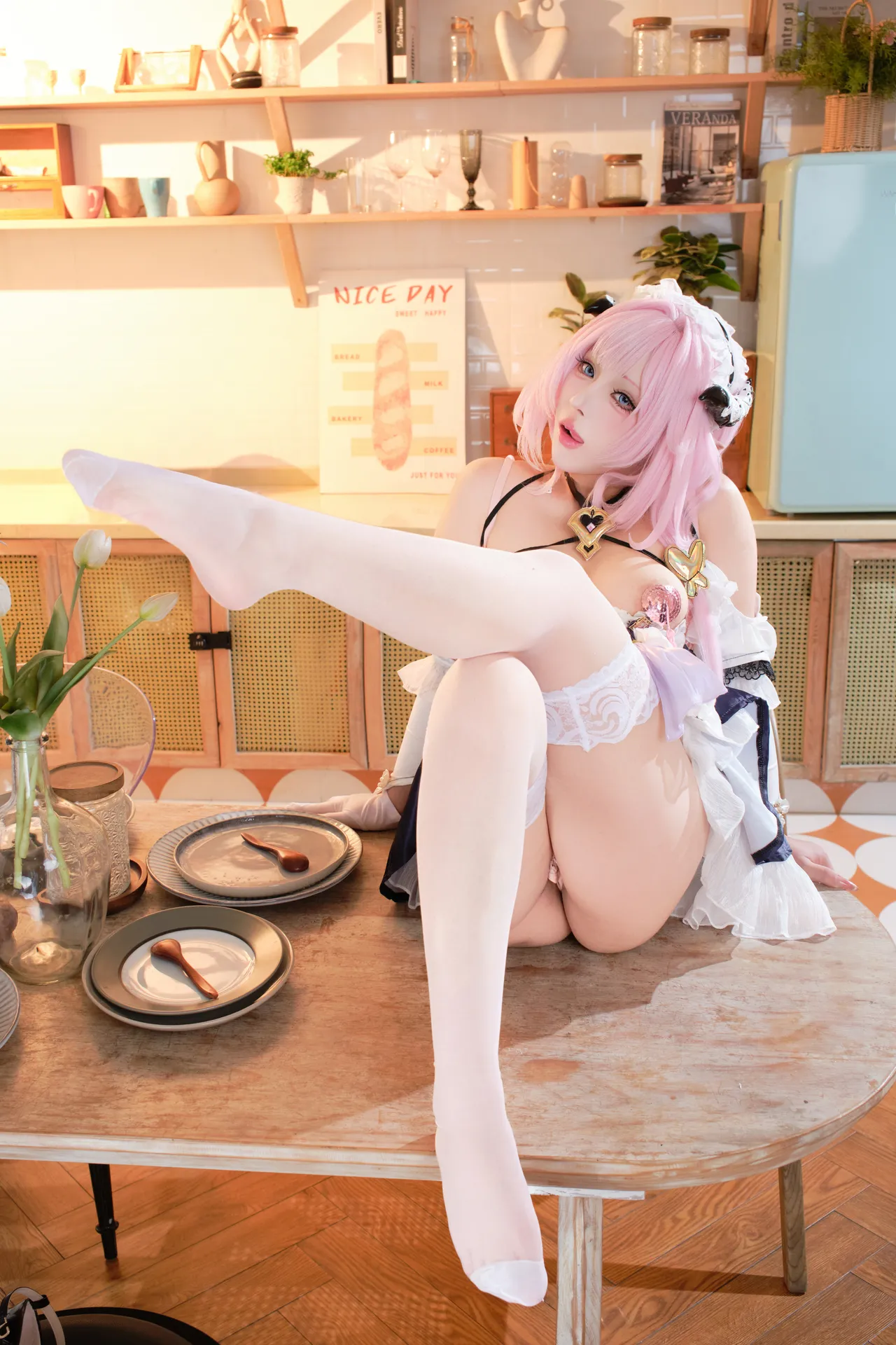胡桃猫Kurumineko - 崩坏三 爱莉希雅 女仆-erohere87.webp