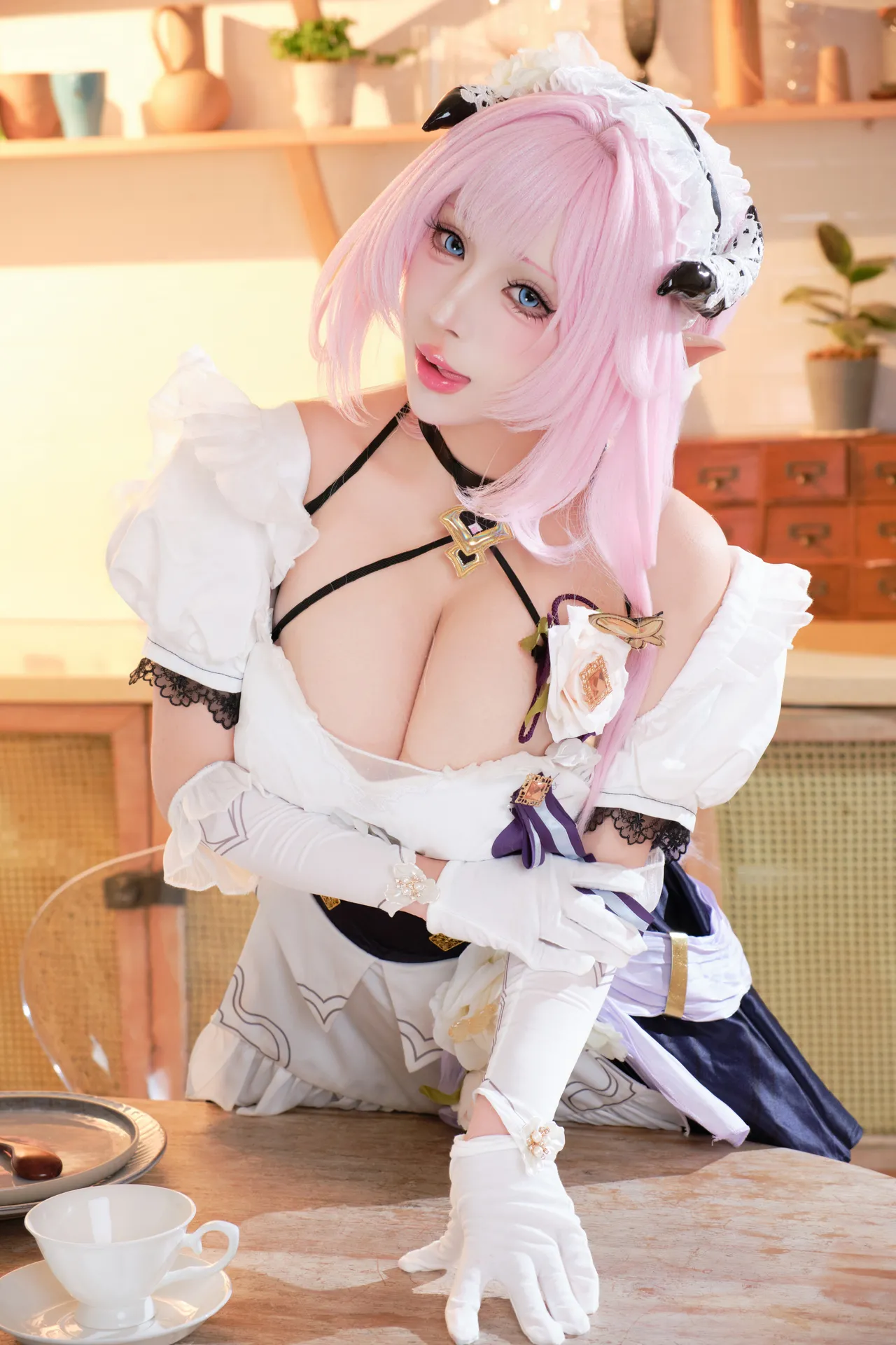 胡桃猫Kurumineko - 崩坏三 爱莉希雅 女仆-erohere9.webp