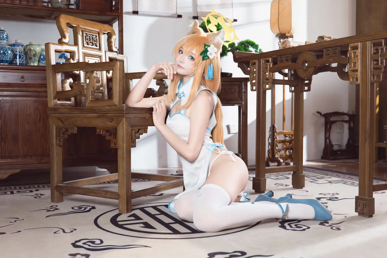 艾西Aiwest - 蔚蓝档案 伊落玛丽 旗袍-erohere10.webp