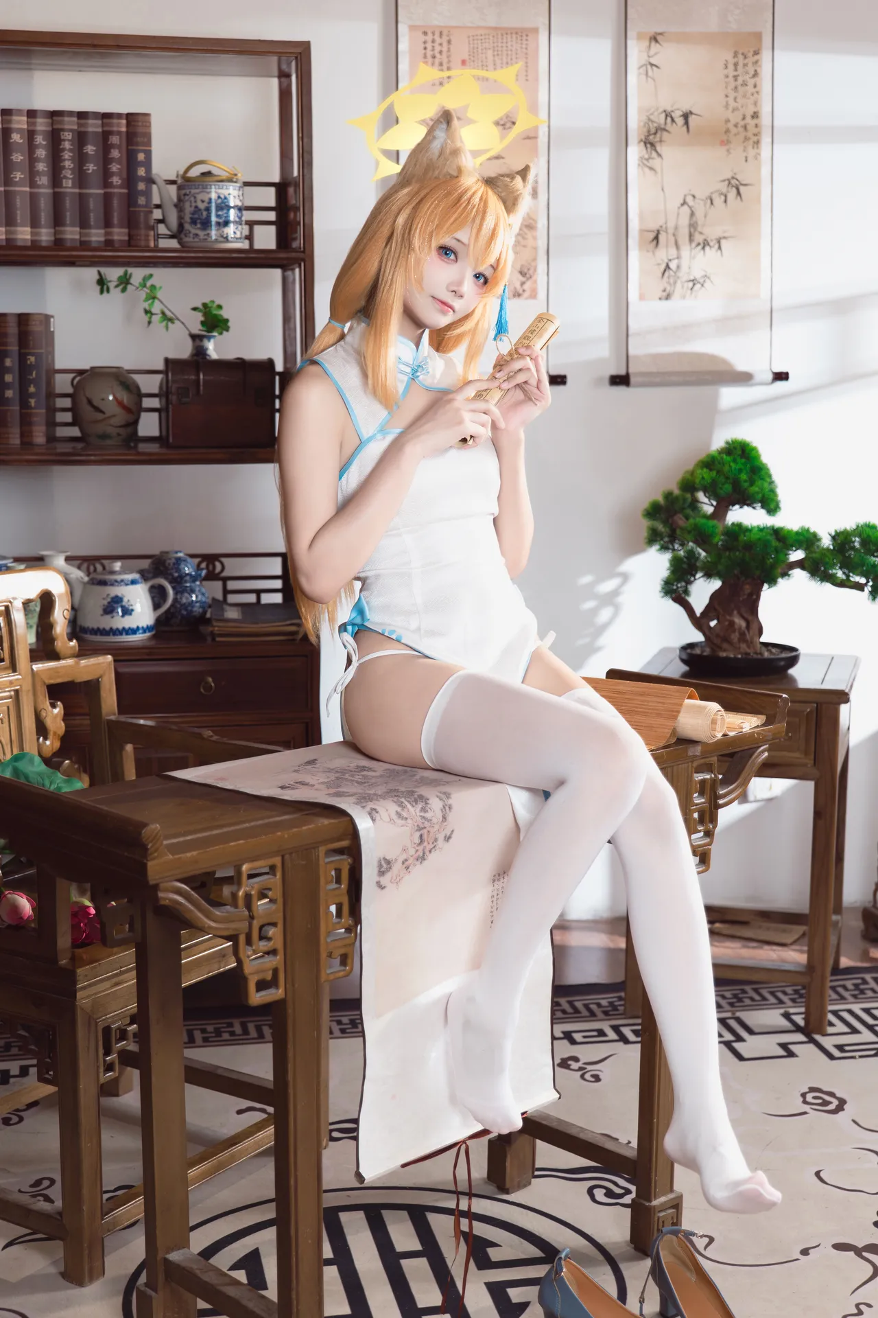 艾西Aiwest - 蔚蓝档案 伊落玛丽 旗袍-erohere18.webp