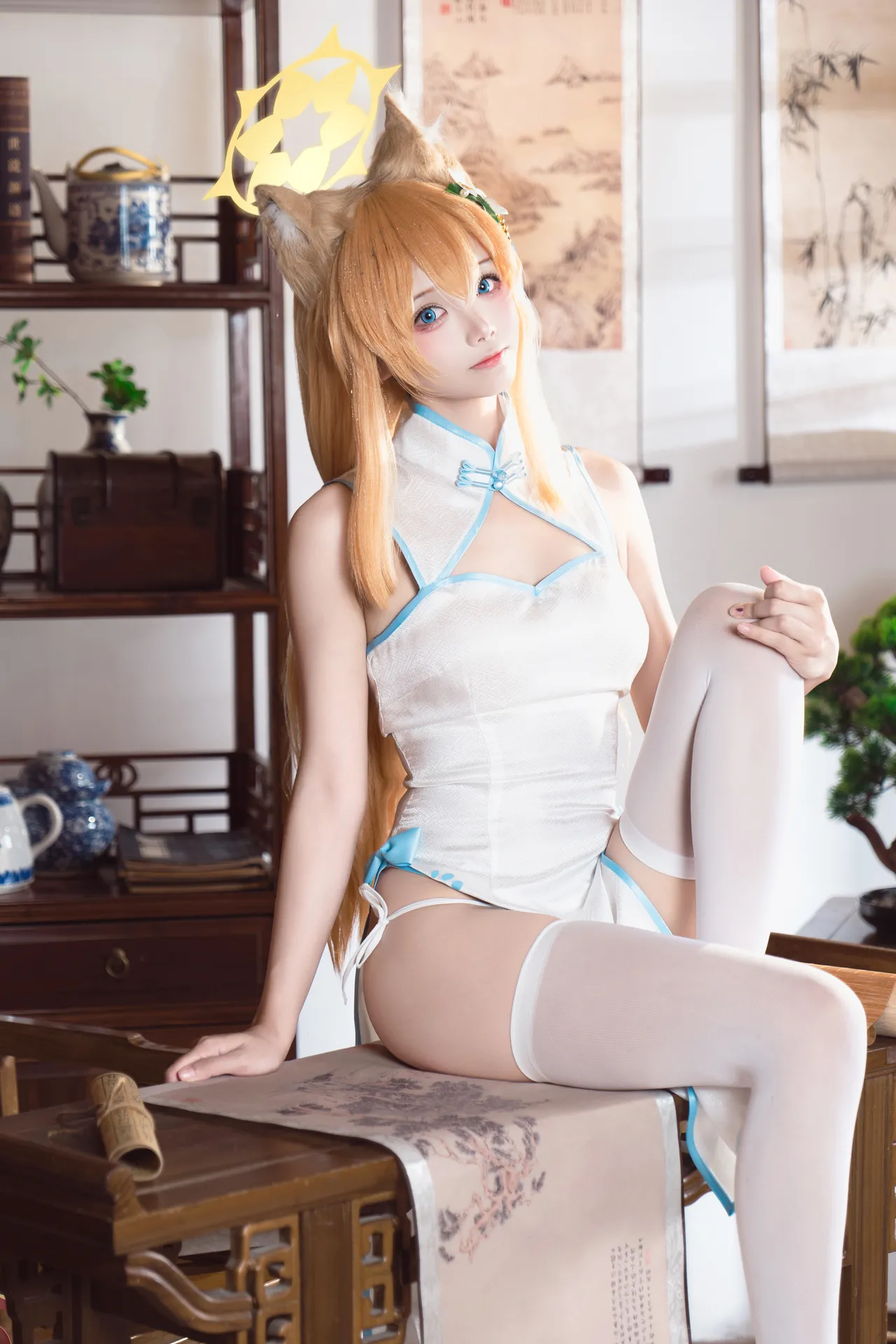 艾西Aiwest - 蔚蓝档案 伊落玛丽 旗袍-erohere19.webp