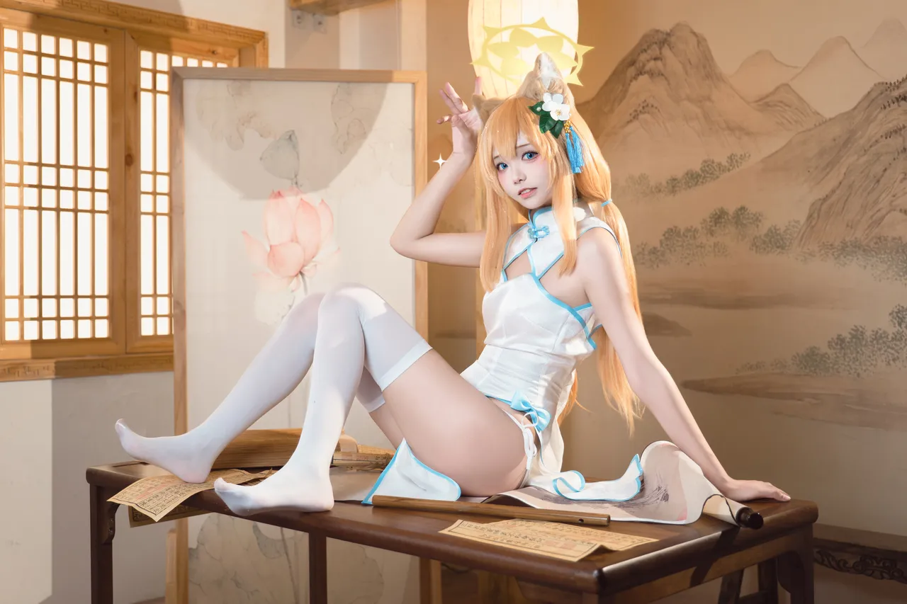 艾西Aiwest - 蔚蓝档案 伊落玛丽 旗袍-erohere23.webp