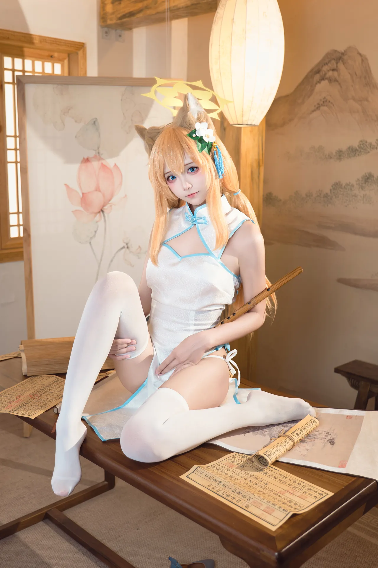 艾西Aiwest - 蔚蓝档案 伊落玛丽 旗袍-erohere25.webp