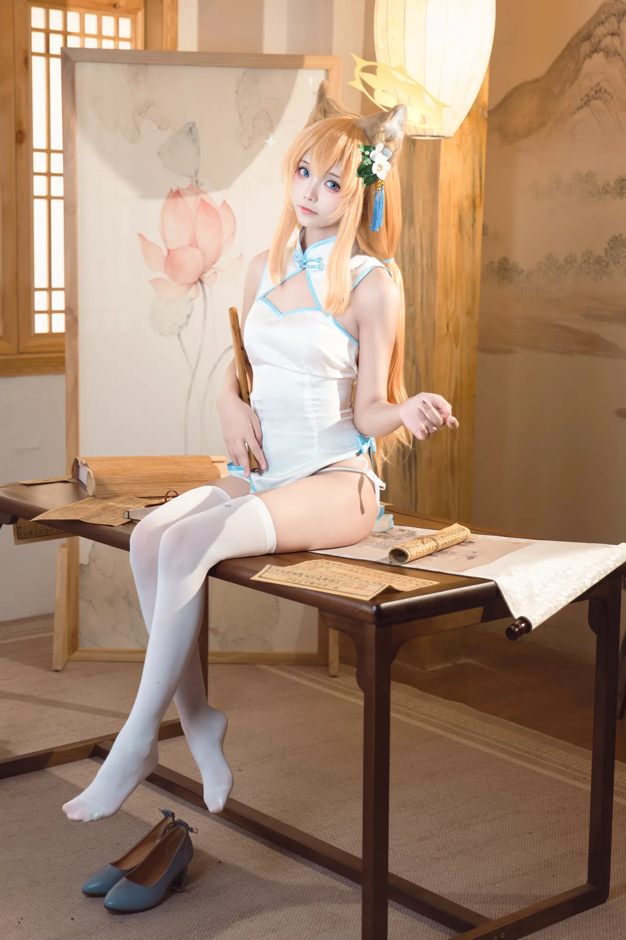 艾西Aiwest - 蔚蓝档案 伊落玛丽 旗袍-erohere27.webp