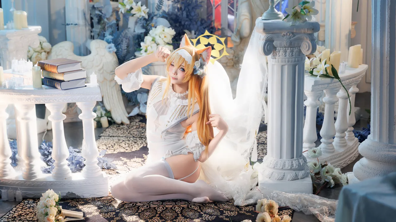 艾西Aiwest - 蔚蓝档案 伊落玛丽 花嫁-erohere16.webp