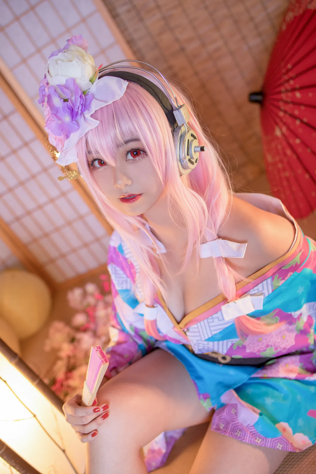 蜜汁猫裘 索尼子和服-erohere7.webp