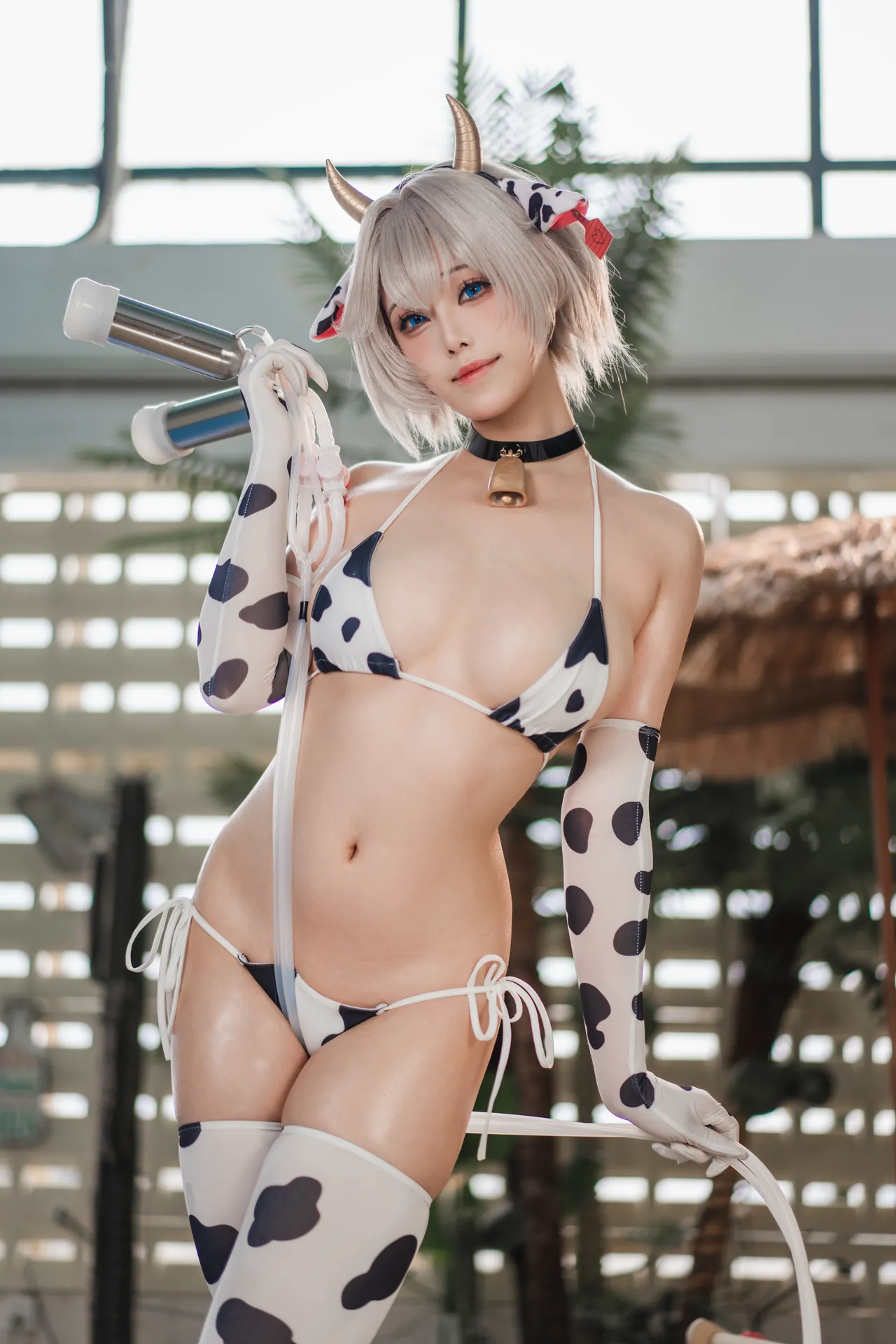 蜜汁猫裘 - 棕色尘埃 泰瑞丝 奶牛比基尼-erohere160.webp