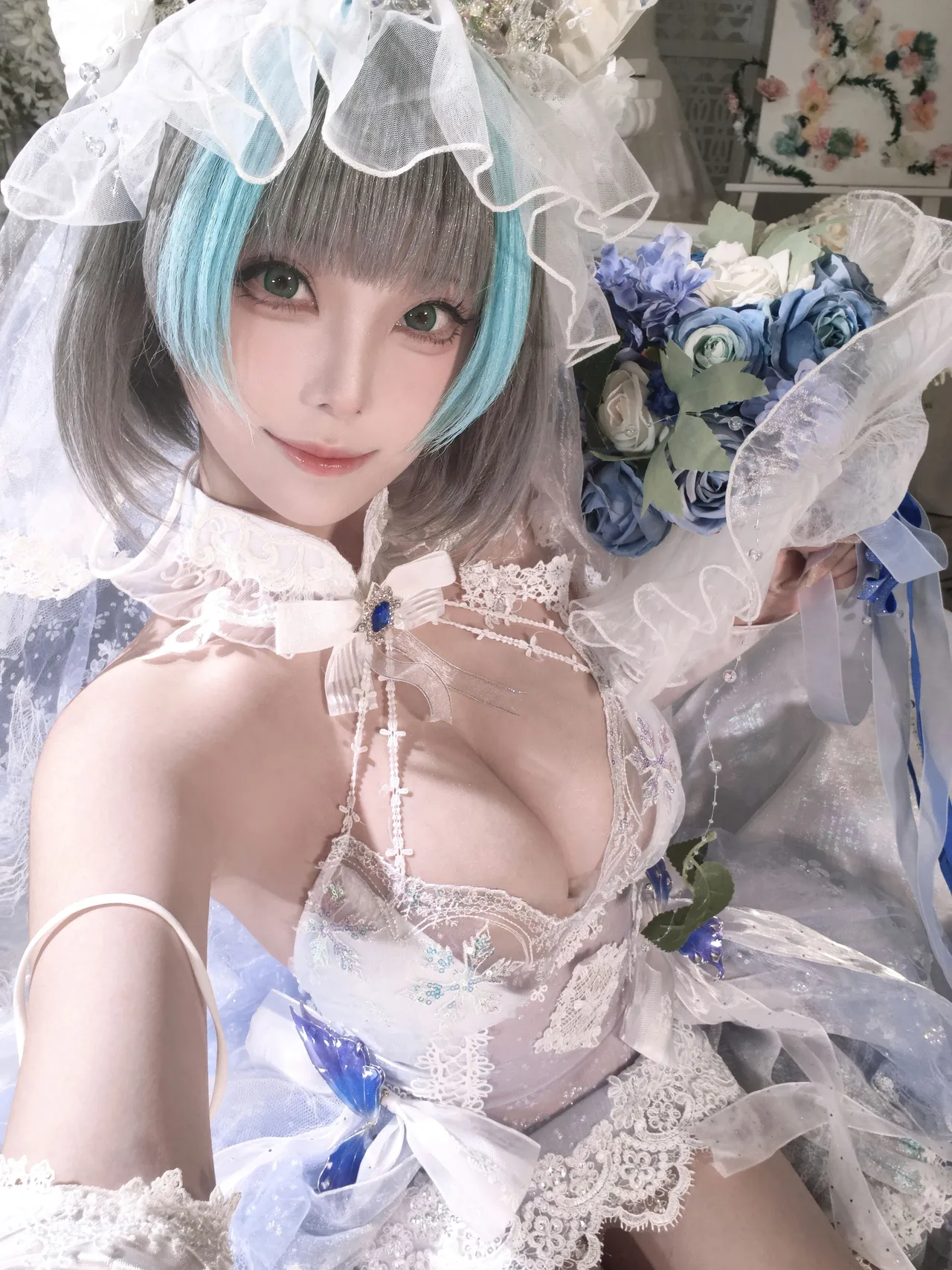 蜜汁猫裘 - 碧蓝航线 柴郡 花嫁-erohere133.webp