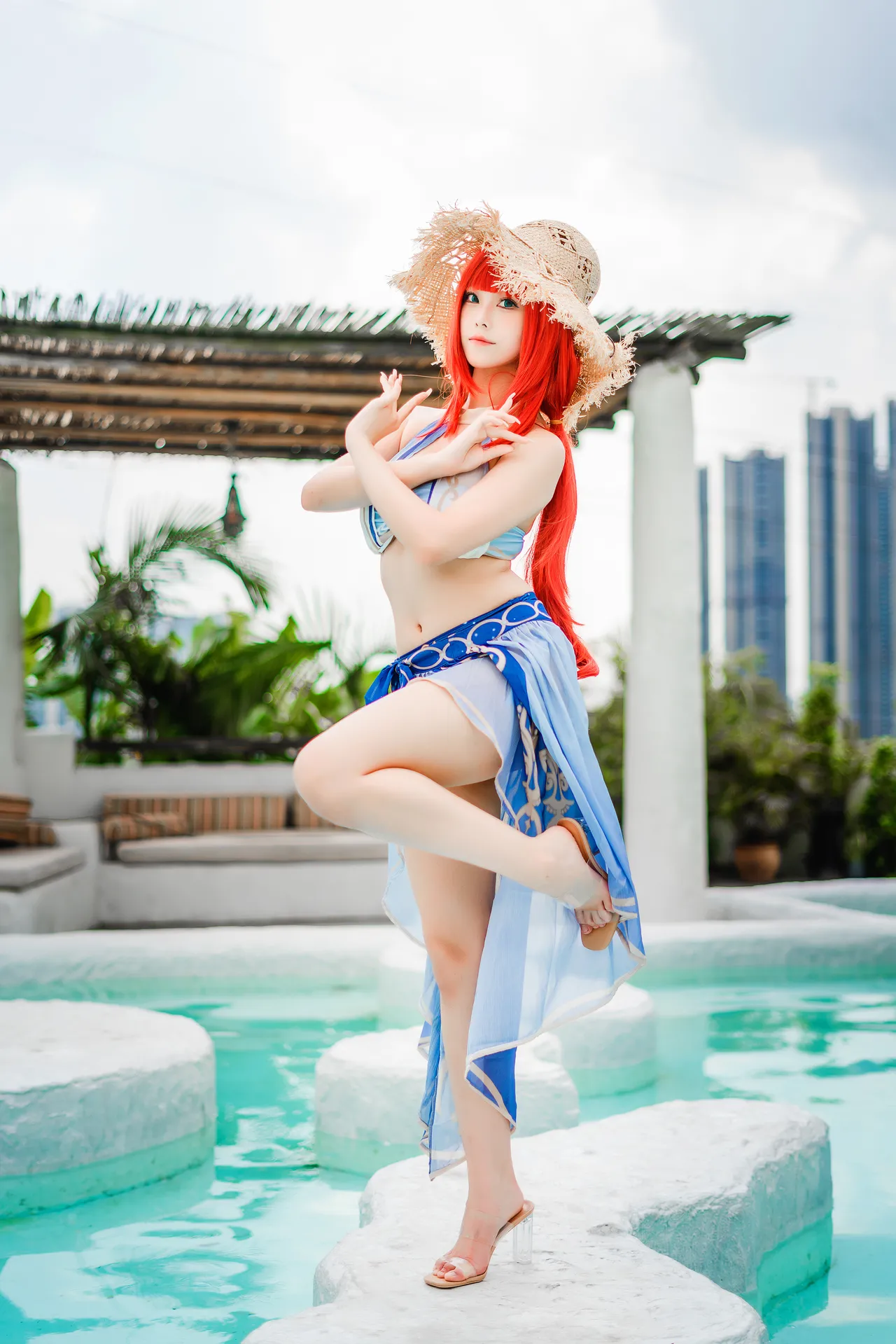 蜜汁猫裘 - Nilou Swimsuit-erohere15.webp