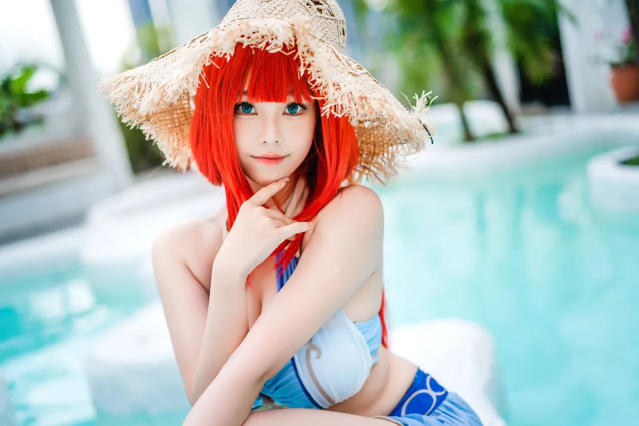 蜜汁猫裘 - Nilou Swimsuit-erohere17.webp