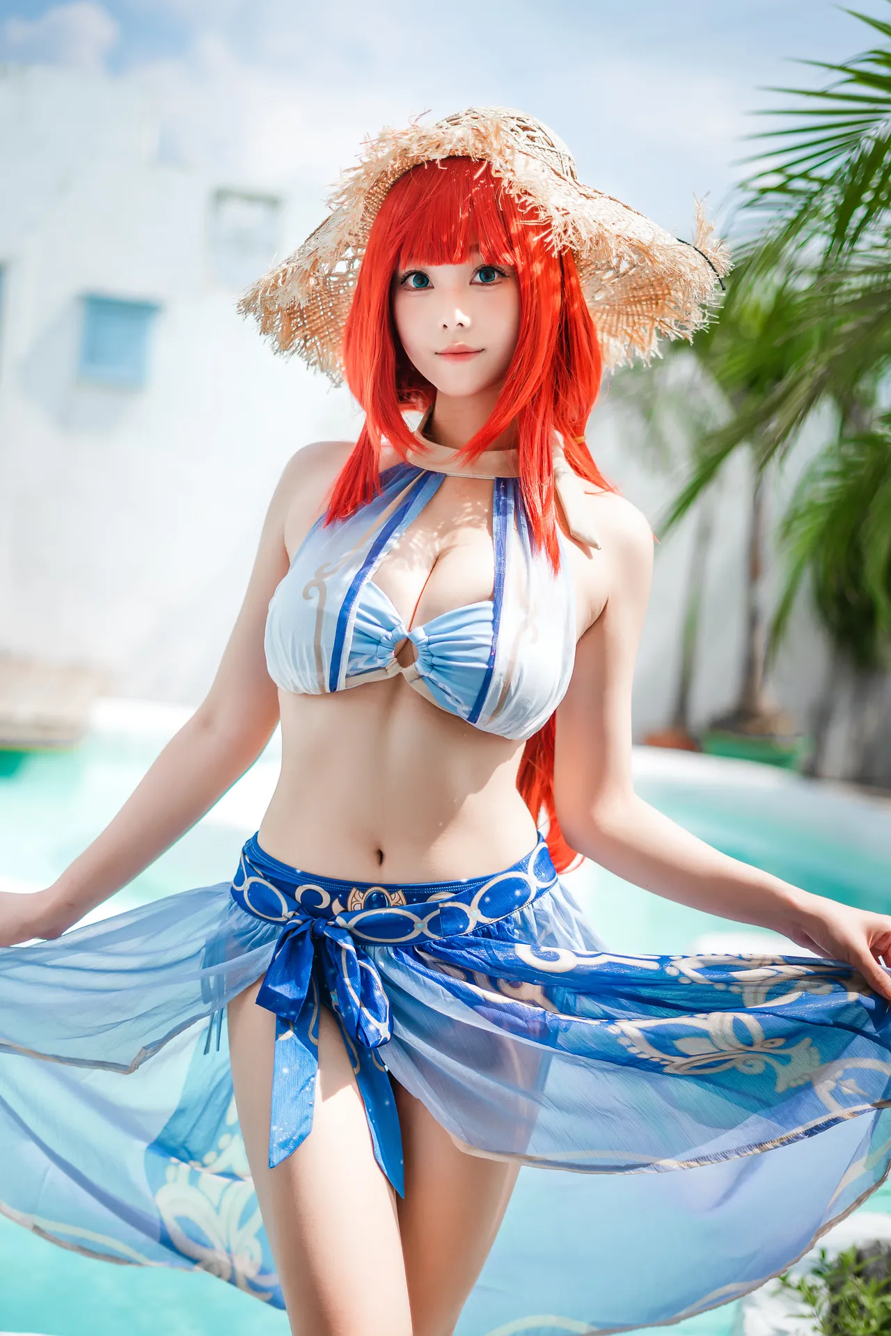 蜜汁猫裘 - Nilou Swimsuit-erohere21.webp