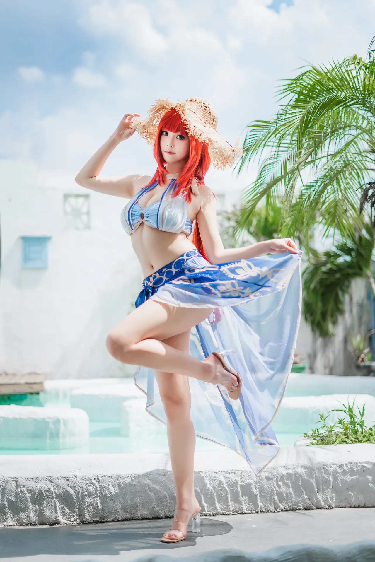 蜜汁猫裘 - Nilou Swimsuit-erohere23.webp