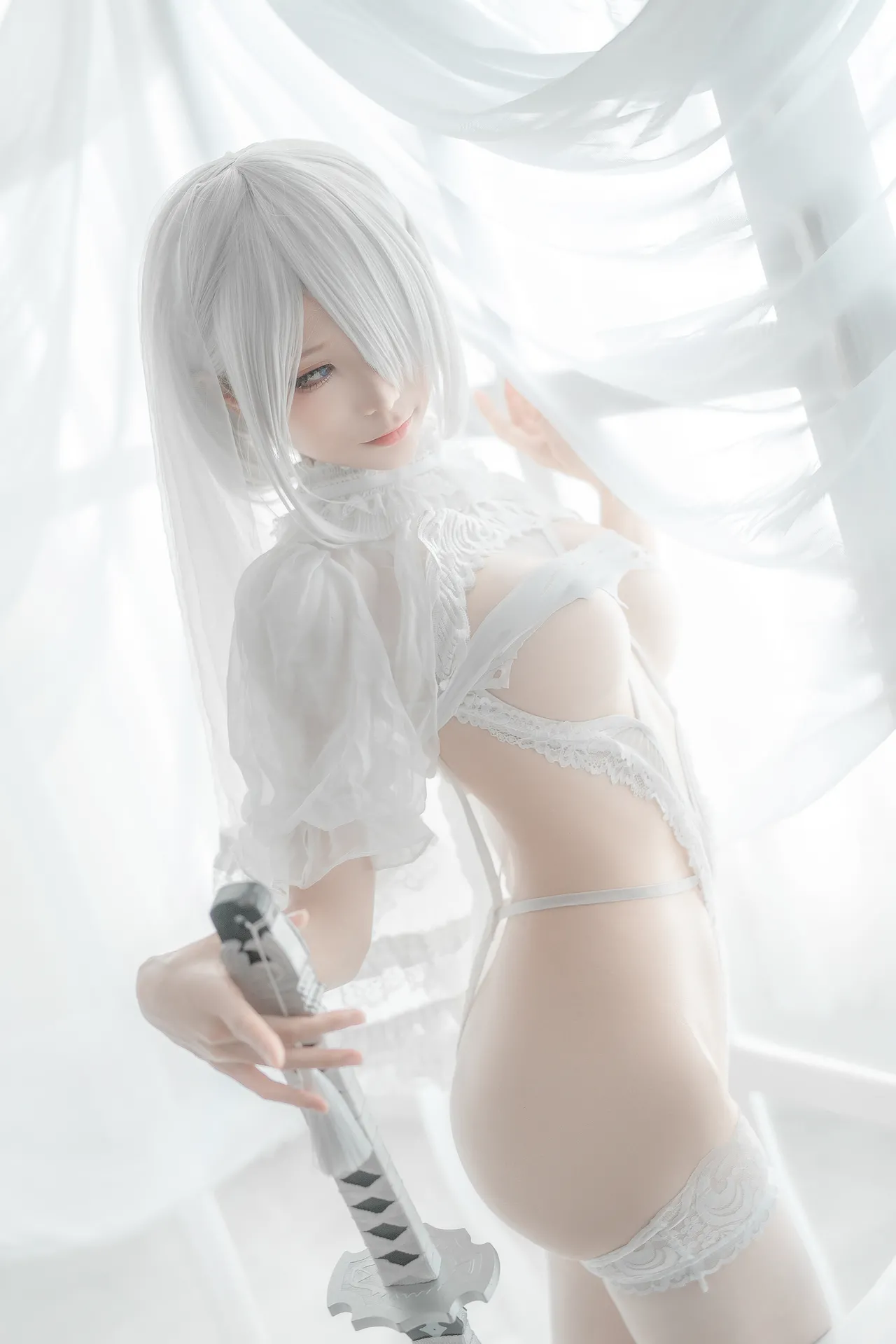 蠢沫沫 - 2B 白婚纱-erohere12.webp