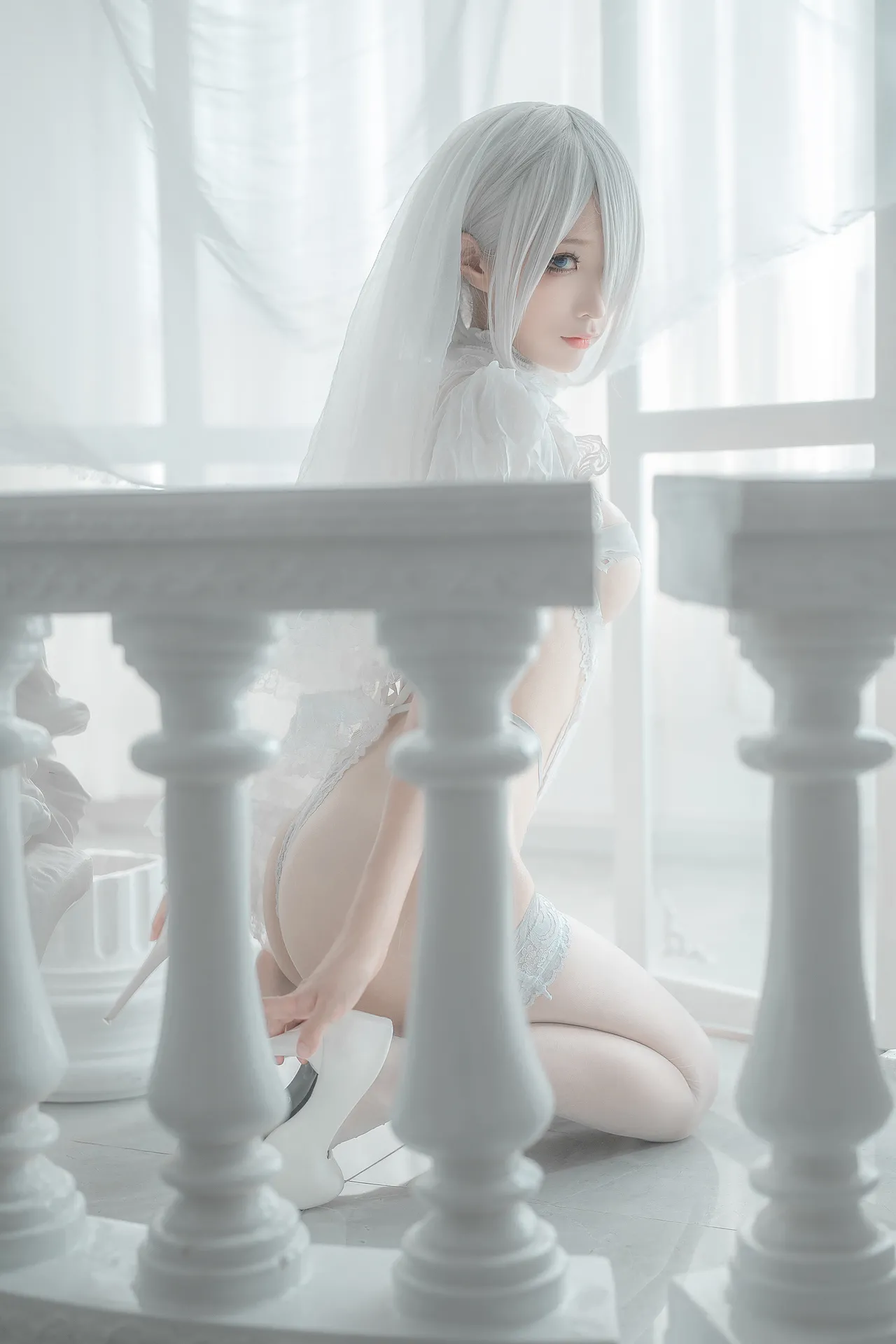 蠢沫沫 - 2B 白婚纱-erohere34.webp