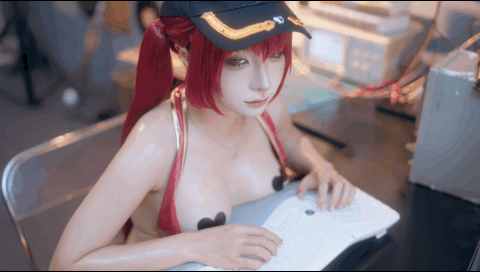 蠢沫沫 - Hololive 宝钟玛琳 船长-erohere271.gif