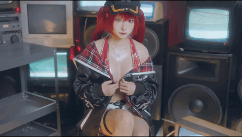 蠢沫沫 - Hololive 宝钟玛琳 船长-erohere272.gif