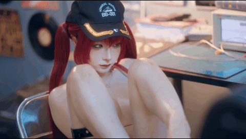 蠢沫沫 - Hololive 宝钟玛琳 船长-erohere276.gif