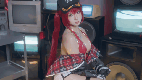 蠢沫沫 - Hololive 宝钟玛琳 船长-erohere298.gif