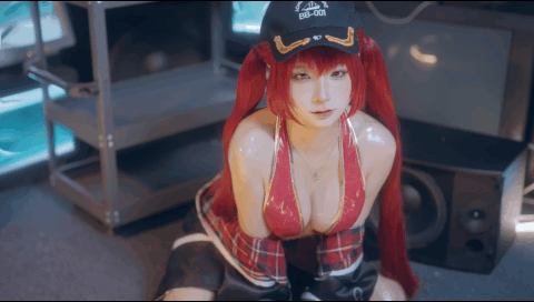 蠢沫沫 - Hololive 宝钟玛琳 船长-erohere300.gif