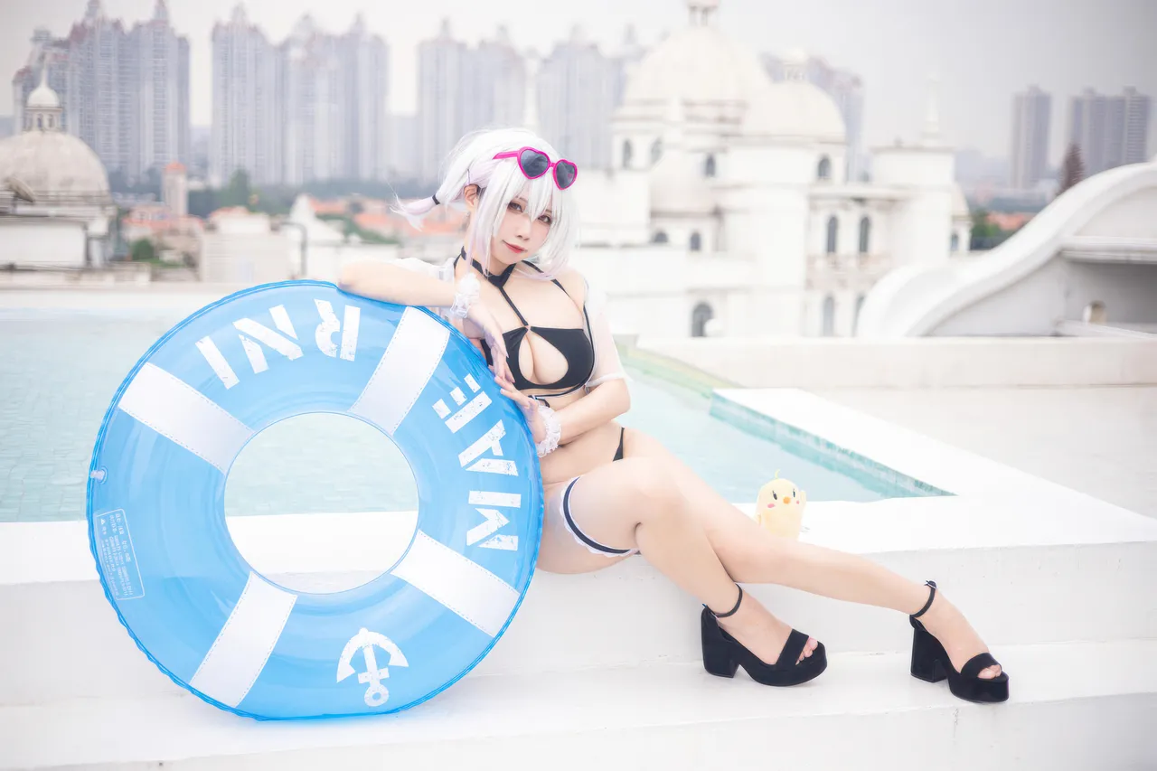贞子蜜桃 - 舰长图 天狼星 泳装 (碧蓝航线)-erohere27.webp