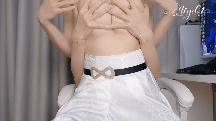 铃木美咲(miyoki) - 想成为你的偶像（甘雨招行联动篇）-erohere15.gif