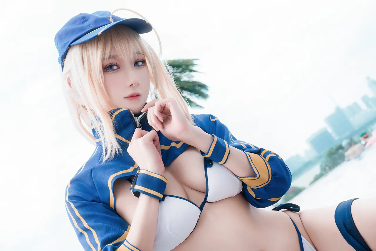 阿包也是兔娘 - NO.45 冲田总司泳装-erohere5.webp