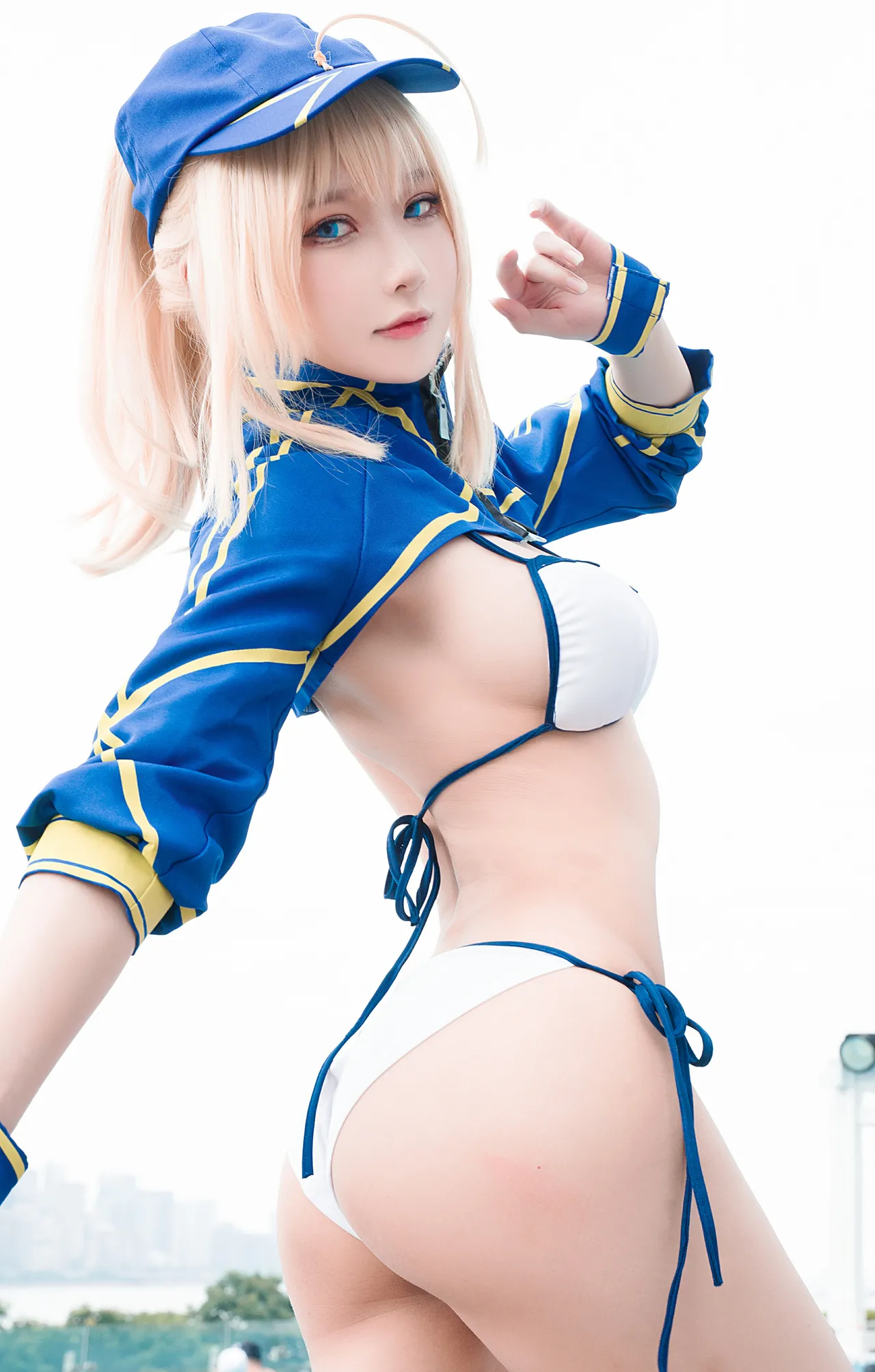 阿包也是兔娘 - NO.45 冲田总司泳装-erohere9.webp
