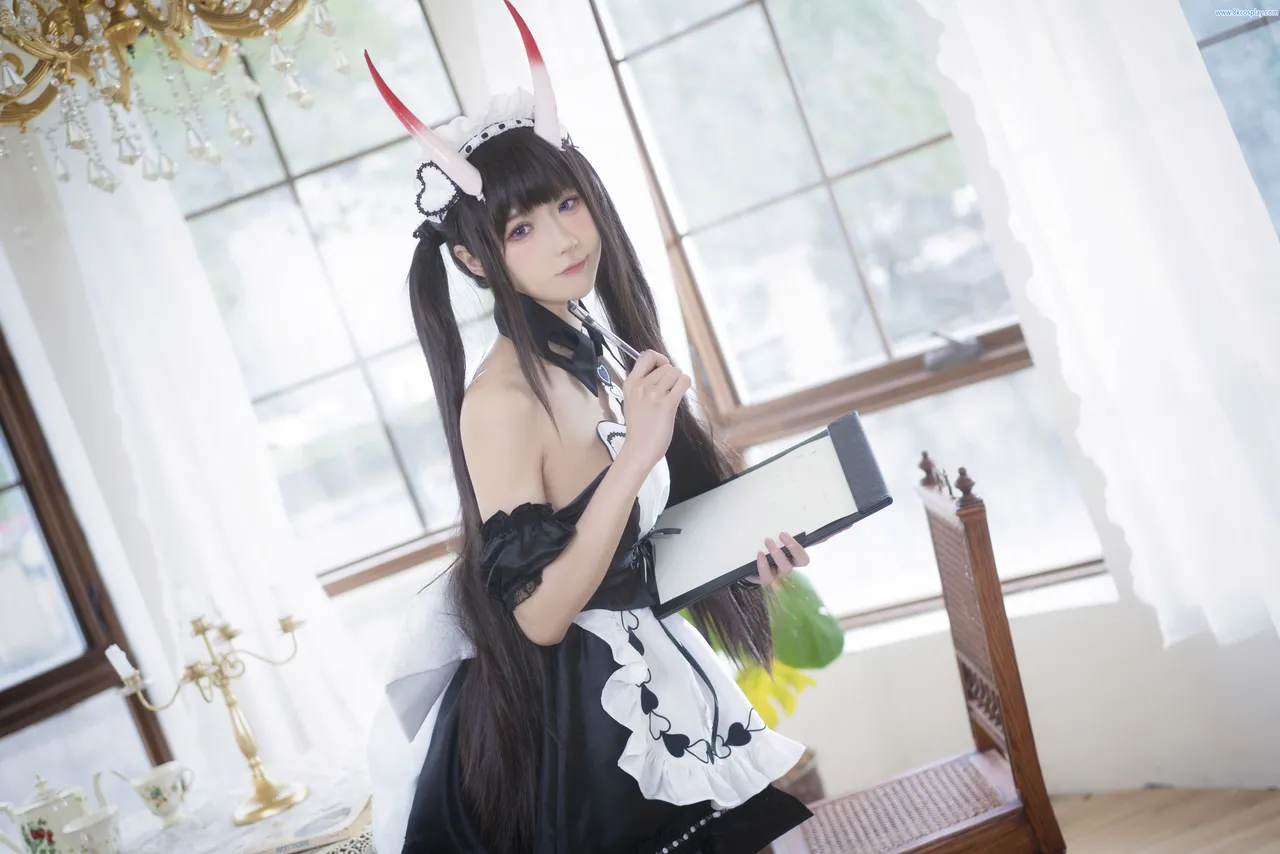 阿包也是兔娘 NO.48 1月舰长 能代女仆 Azur Lane Noshiro Maid
