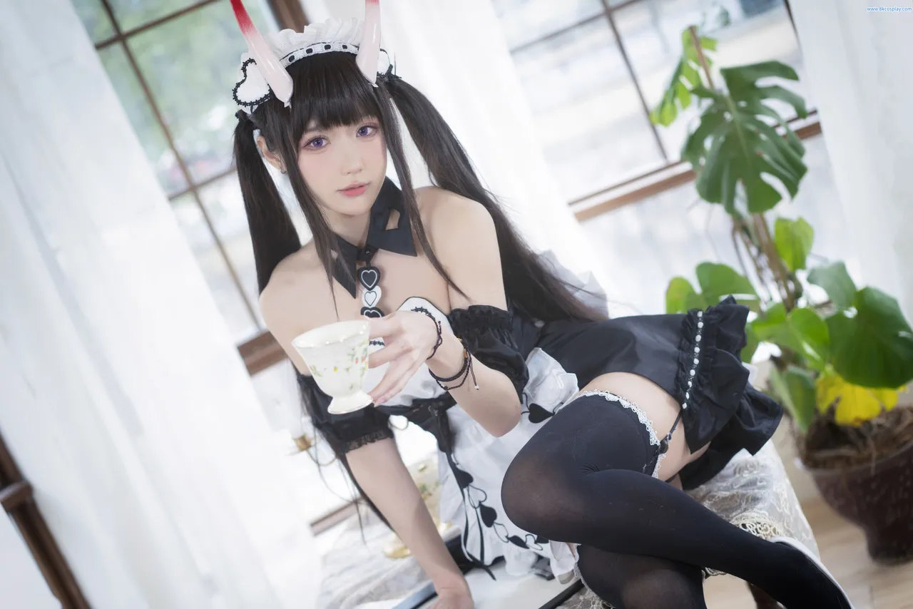 阿包也是兔娘 NO.48 1月舰长 能代女仆 Azur Lane Noshiro Maid-erohere17.webp