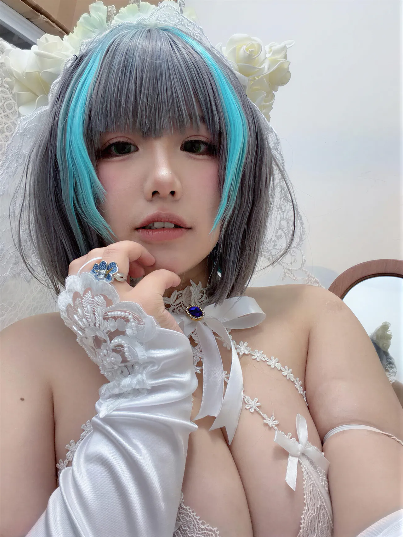 阿半今天很开心 - 碧蓝航线 柴郡 誓约花嫁-erohere110.webp