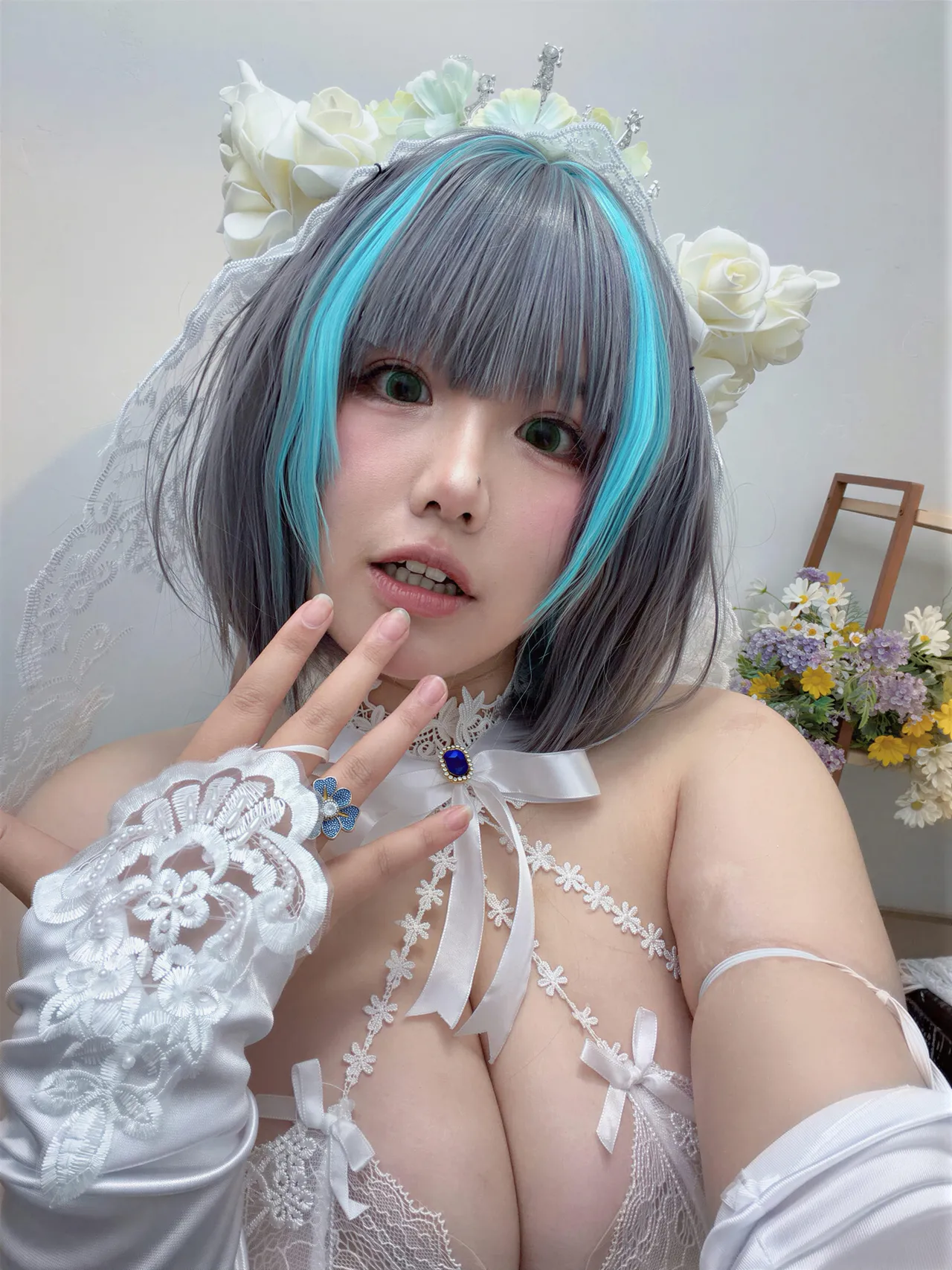 阿半今天很开心 - 碧蓝航线 柴郡 誓约花嫁-erohere112.webp