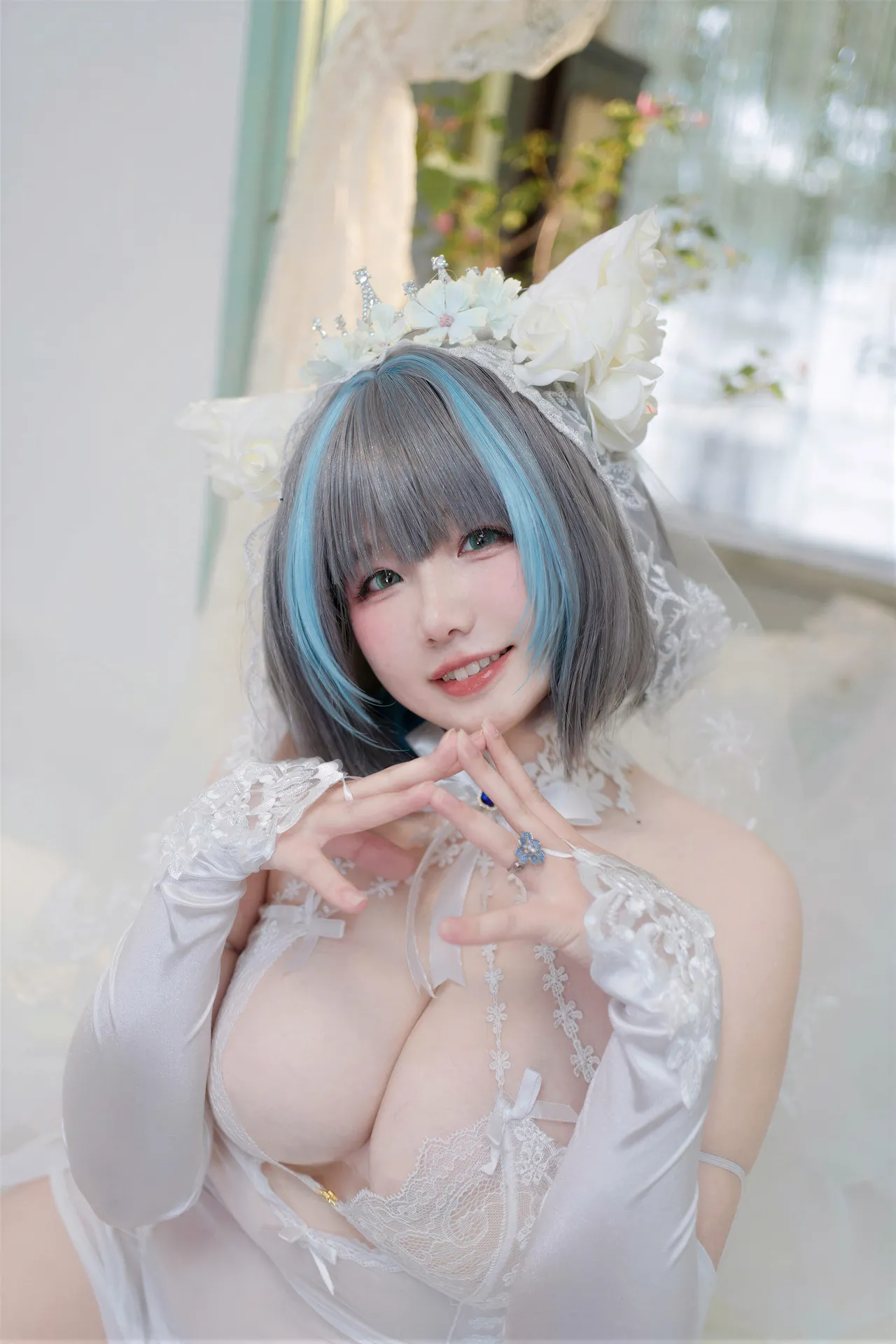 阿半今天很开心 - 碧蓝航线 柴郡 誓约花嫁-erohere22.webp