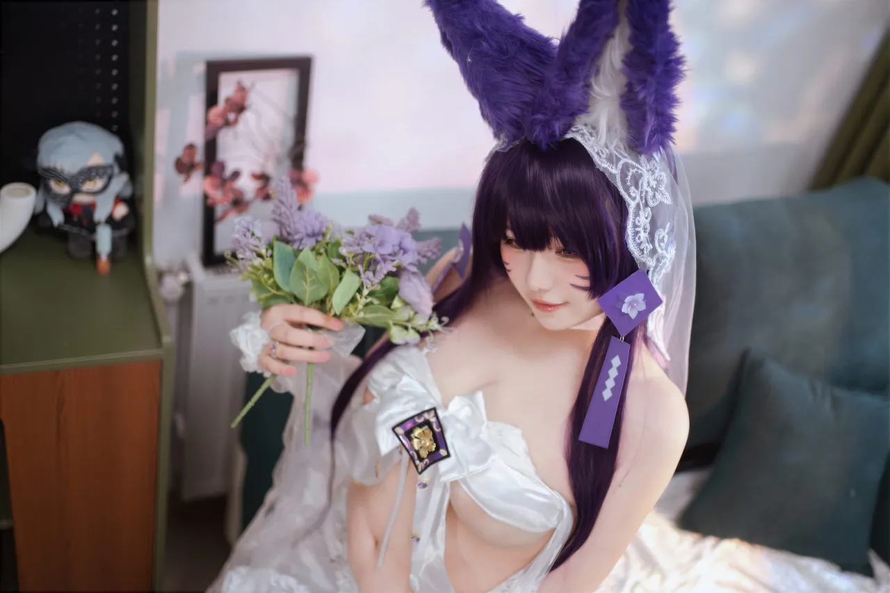 阿半今天很开心 - 碧蓝航线 武藏 誓约花嫁-erohere38.webp