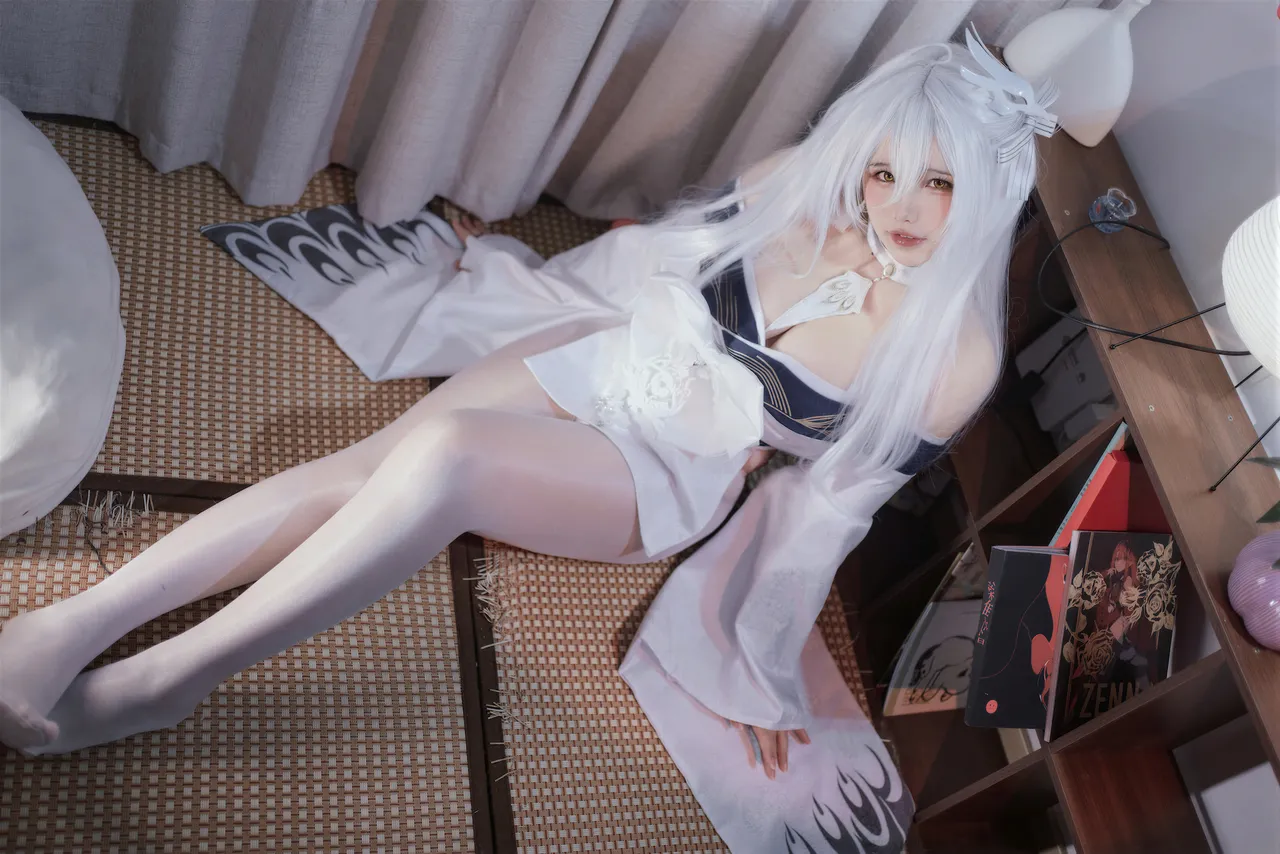 阿半今天很开心 - 碧蓝航线 白凤 和服-erohere12.webp