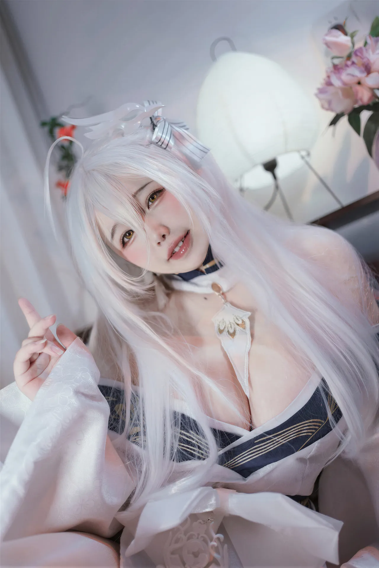 阿半今天很开心 - 碧蓝航线 白凤 和服-erohere13.webp