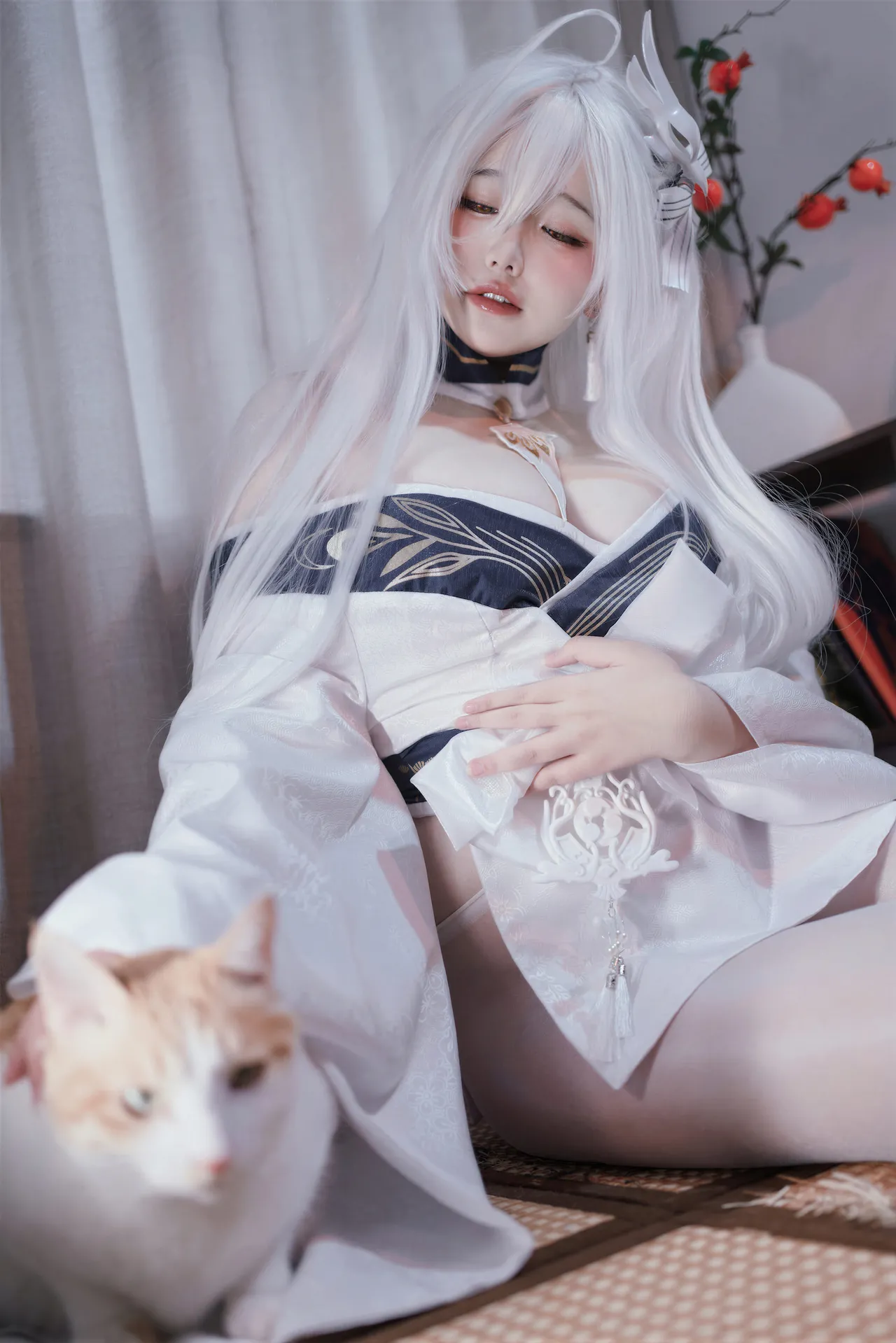 阿半今天很开心 - 碧蓝航线 白凤 和服-erohere18.webp
