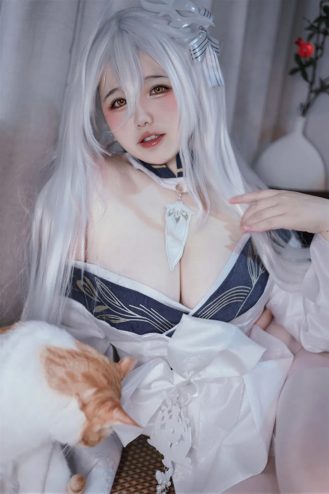 阿半今天很开心 - 碧蓝航线 白凤 和服-erohere26.webp