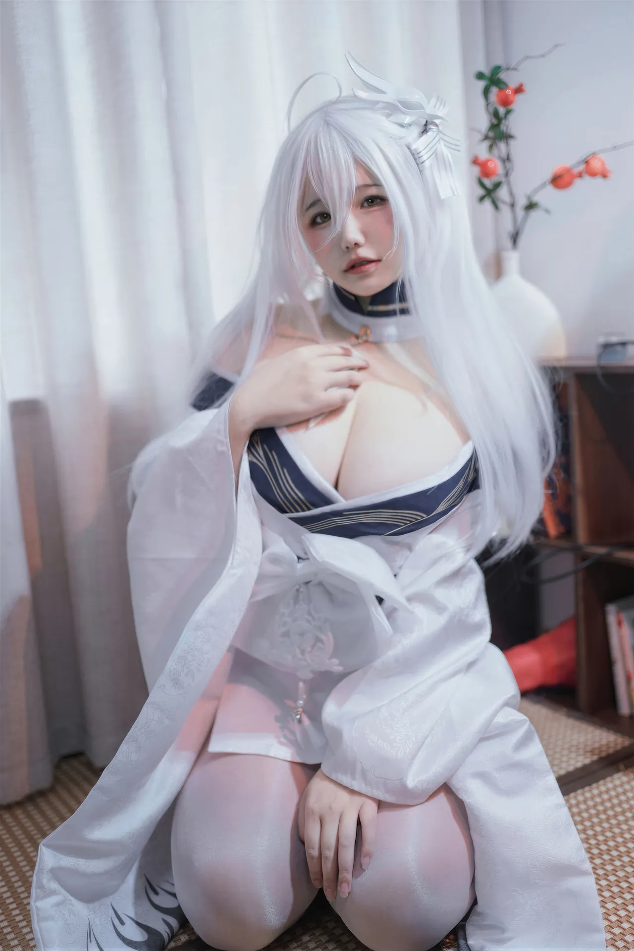 阿半今天很开心 - 碧蓝航线 白凤 和服-erohere3.webp