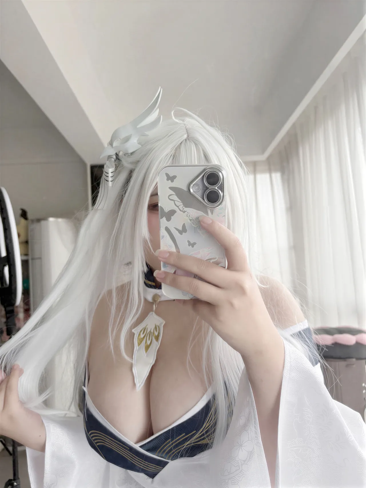 阿半今天很开心 - 碧蓝航线 白凤 和服-erohere59.webp