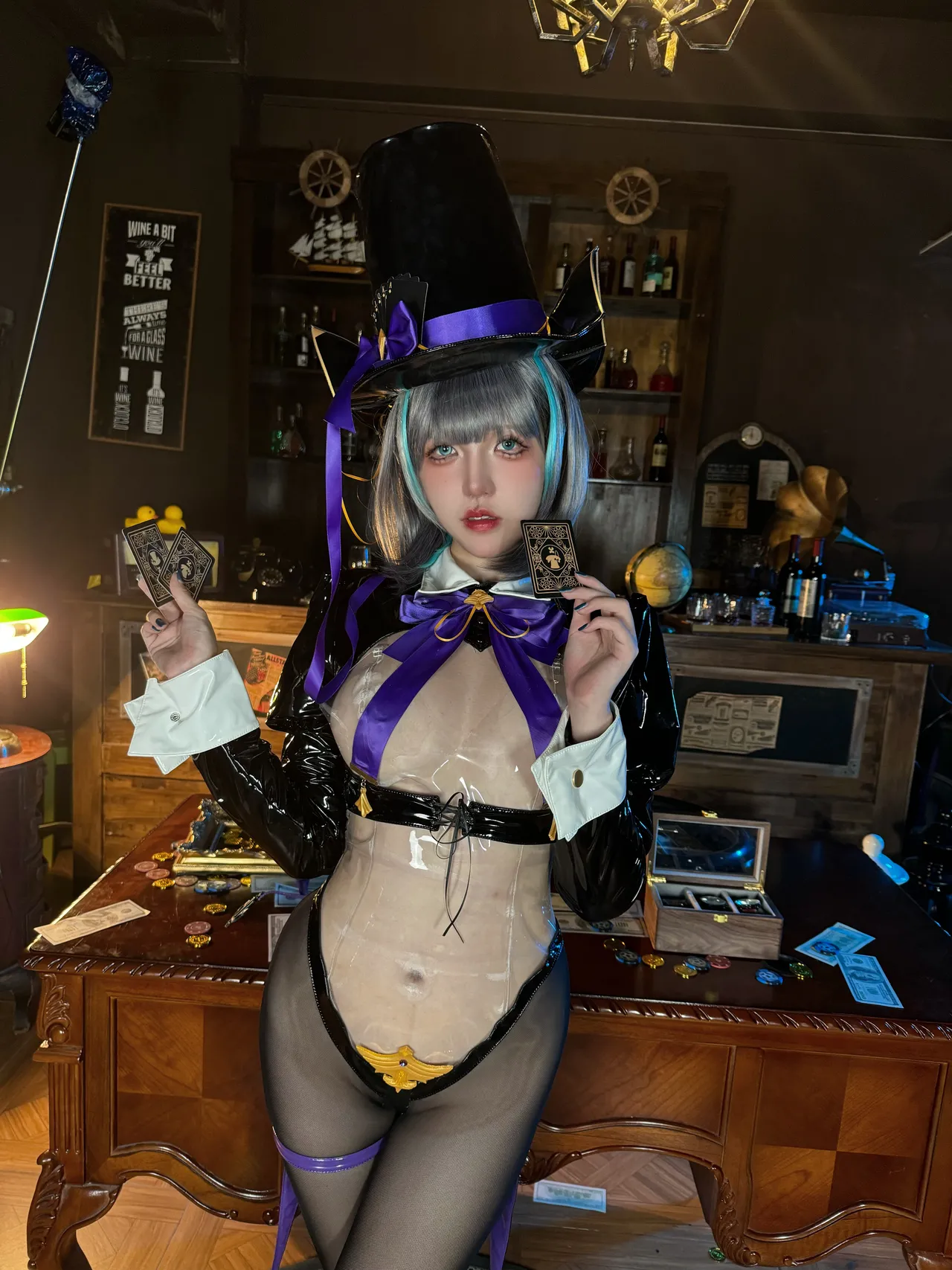 阿薰kaOri - 碧蓝航线 柴郡 魔术师-erohere80.webp
